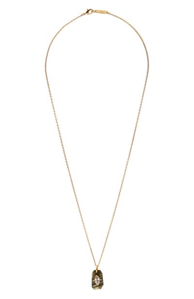 Женская кулон на цепочке HANKA_IN, арт. INS-LG47-LAB-CZ-0.5M