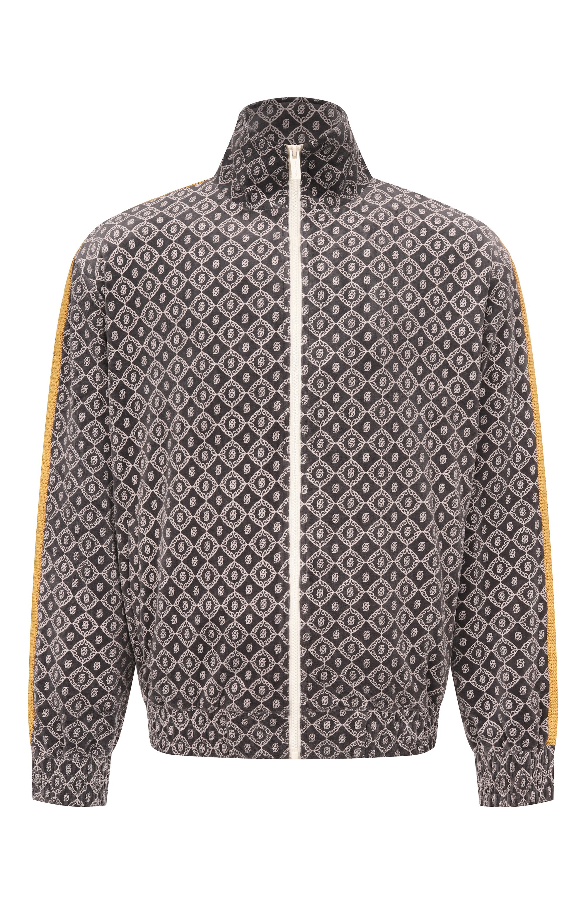 Хлопковая толстовка DROLE DE MONSIEUR серого цвета по цене 39950 руб., арт. E-SJ006-C0169-GY, фото 1 Хлопковая толстовка DROLE DE MONSIEUR, арт. E-SJ006-C0169-GY, фото 1