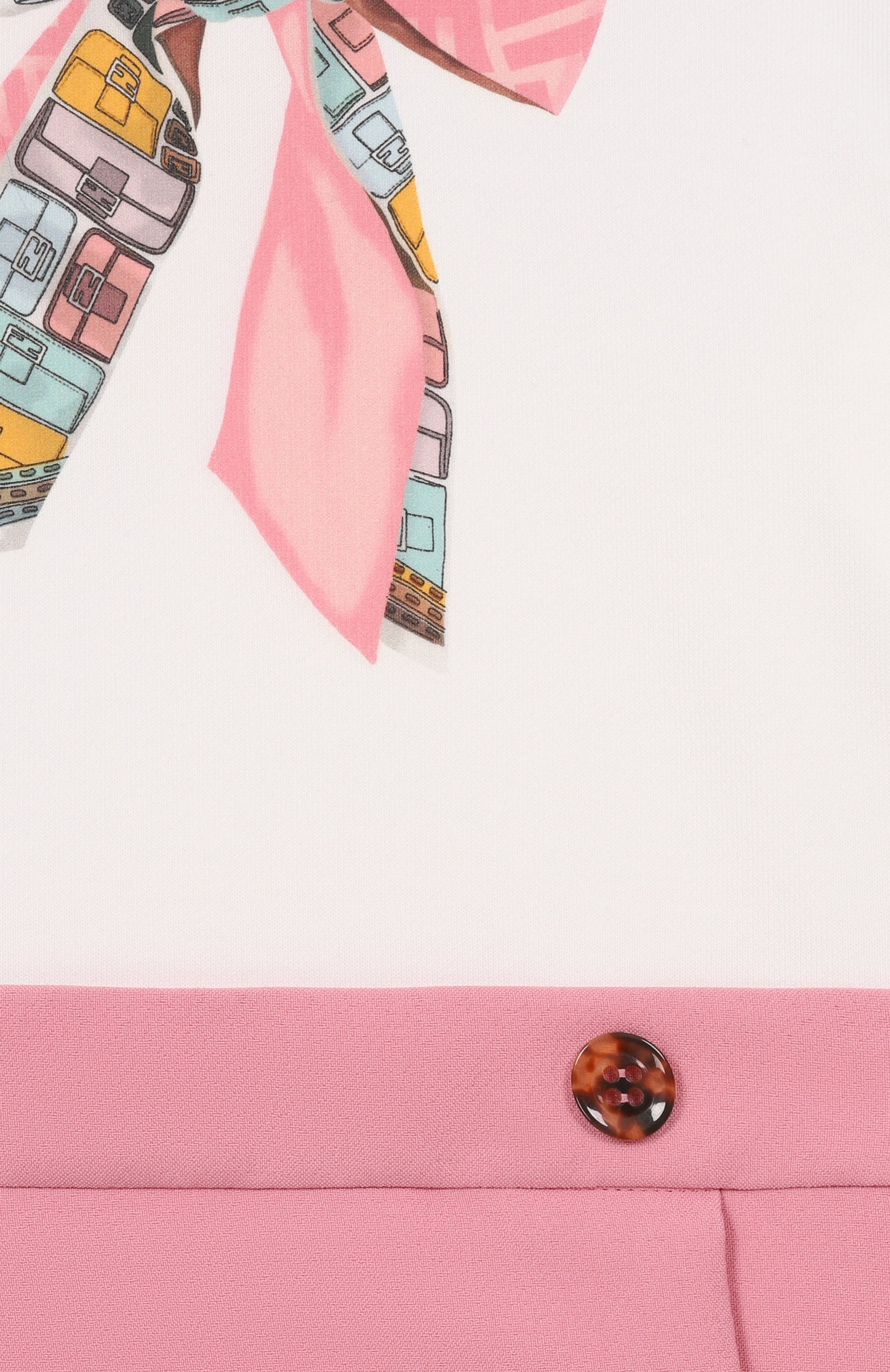 Хлопковое платье FENDI, арт. JFB835/AVVR, фото 3