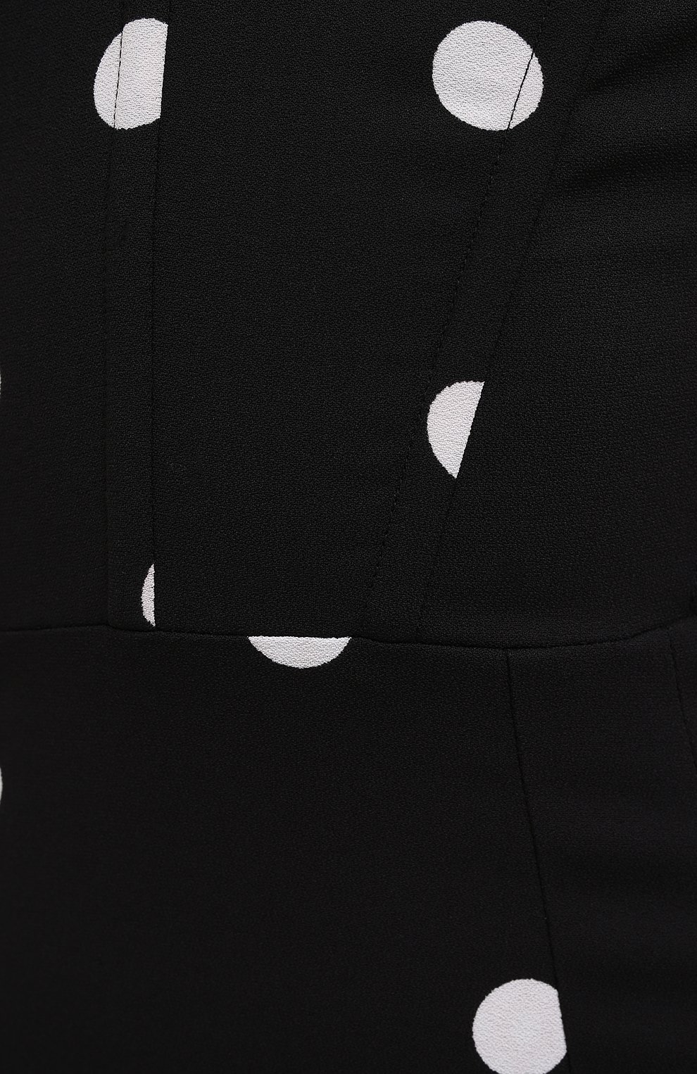 Платье из вискозы DOLCE & GABBANA черно-белого цвета по цене 236500 руб., арт. F6K4NT/FSRLM, фото 5 Платье из вискозы DOLCE & GABBANA, арт. F6K4NT/FSRLM, фото 5