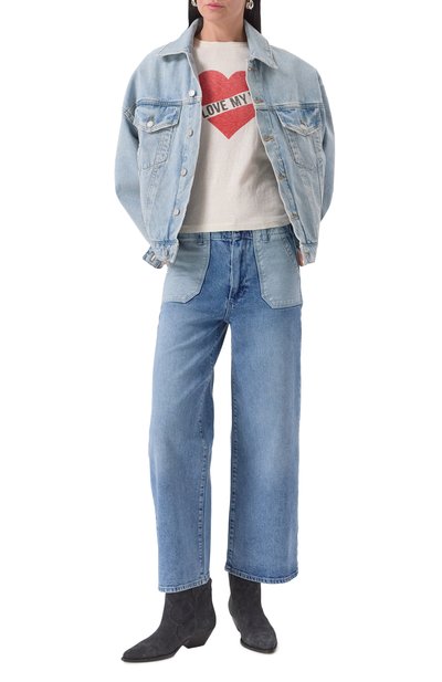 Хлопковая футболка RE/DONE, арт. 024-02WCGT099, фото 2