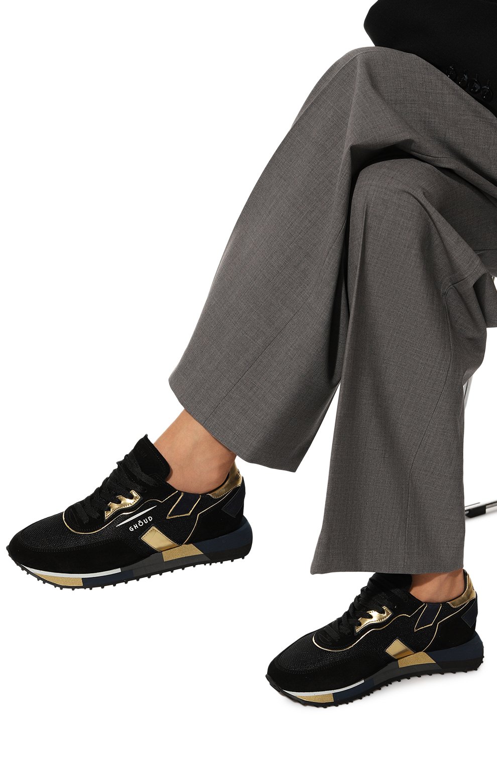 Комбинированные кроссовки rush multicolor GHOUD, арт. E12IRMLWMU53, фото 3