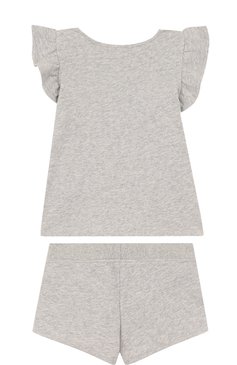Хлопковый комплект из топа и шорт ARMANI JUNIOR, арт. 3Z3V05/3JFAZ/4A-10A, фото 1