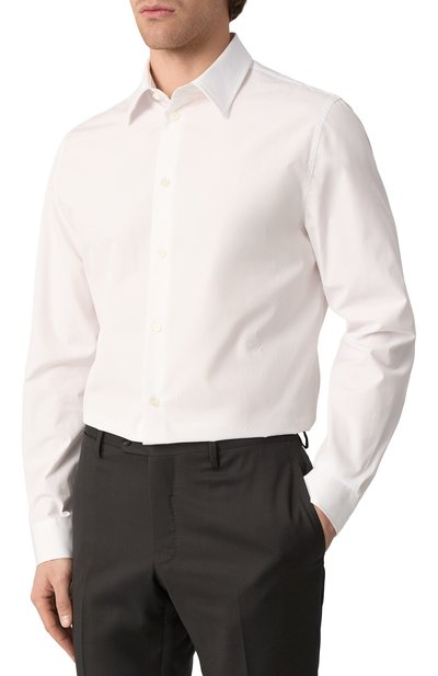 Хлопковая сорочка BURBERRY, арт. 8090535, фото 3