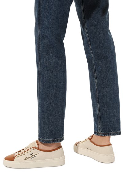 Комбинированные кеды SANTONI, арт. WBGT61137PNNTDNLE55, фото 3