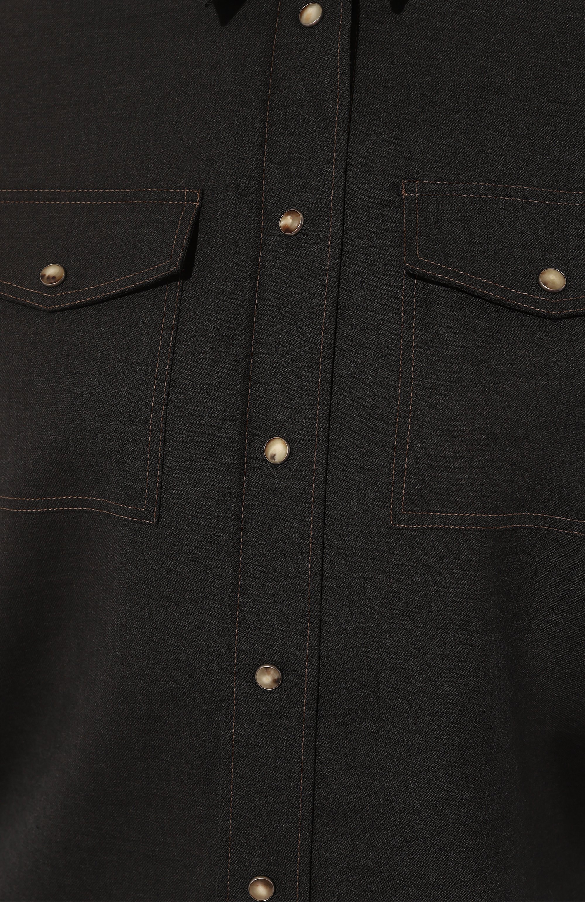 Шерстяная рубашка BRUNELLO CUCINELLI, арт. MG912HR226, фото 5