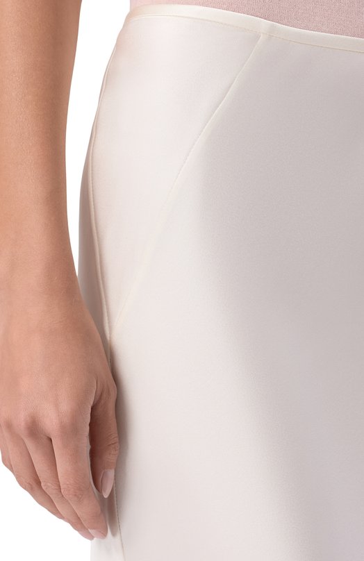 Атласная юбка MVST M26.2PW.S015/F096 D0UBLE SATIN Белый  M26.2PW.S015/F096 D0UBLE SATIN Фото 5