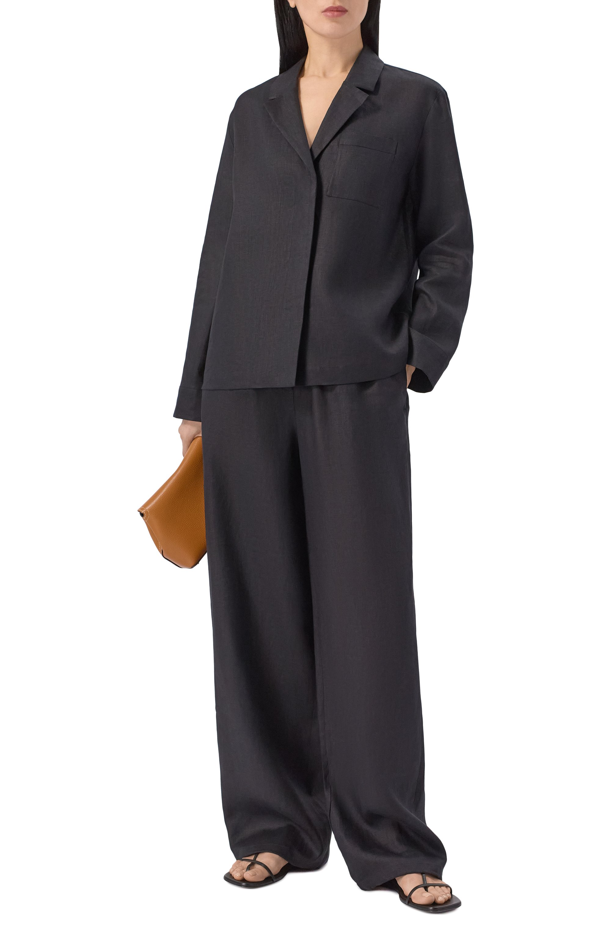 Льняные брюки 12 STOREEZ, арт. 137703, фото 2