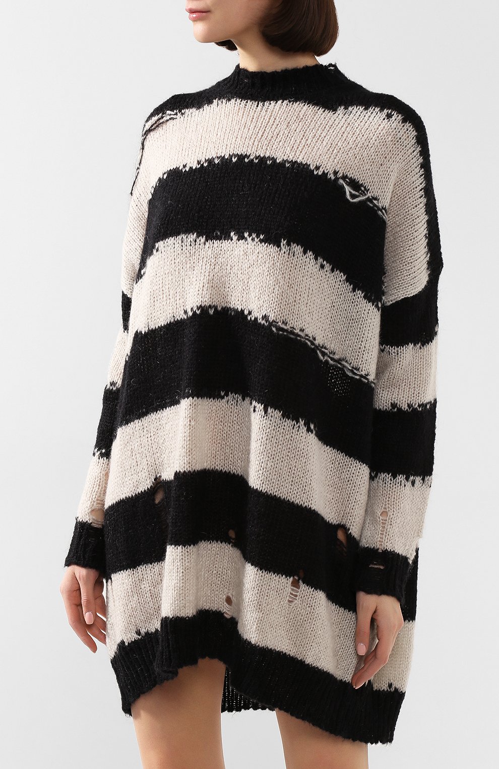 Платье ACNE STUDIOS черно-белого цвета по цене 29950 руб., арт. A60103, фото 3 Платье ACNE STUDIOS, арт. A60103, фото 3