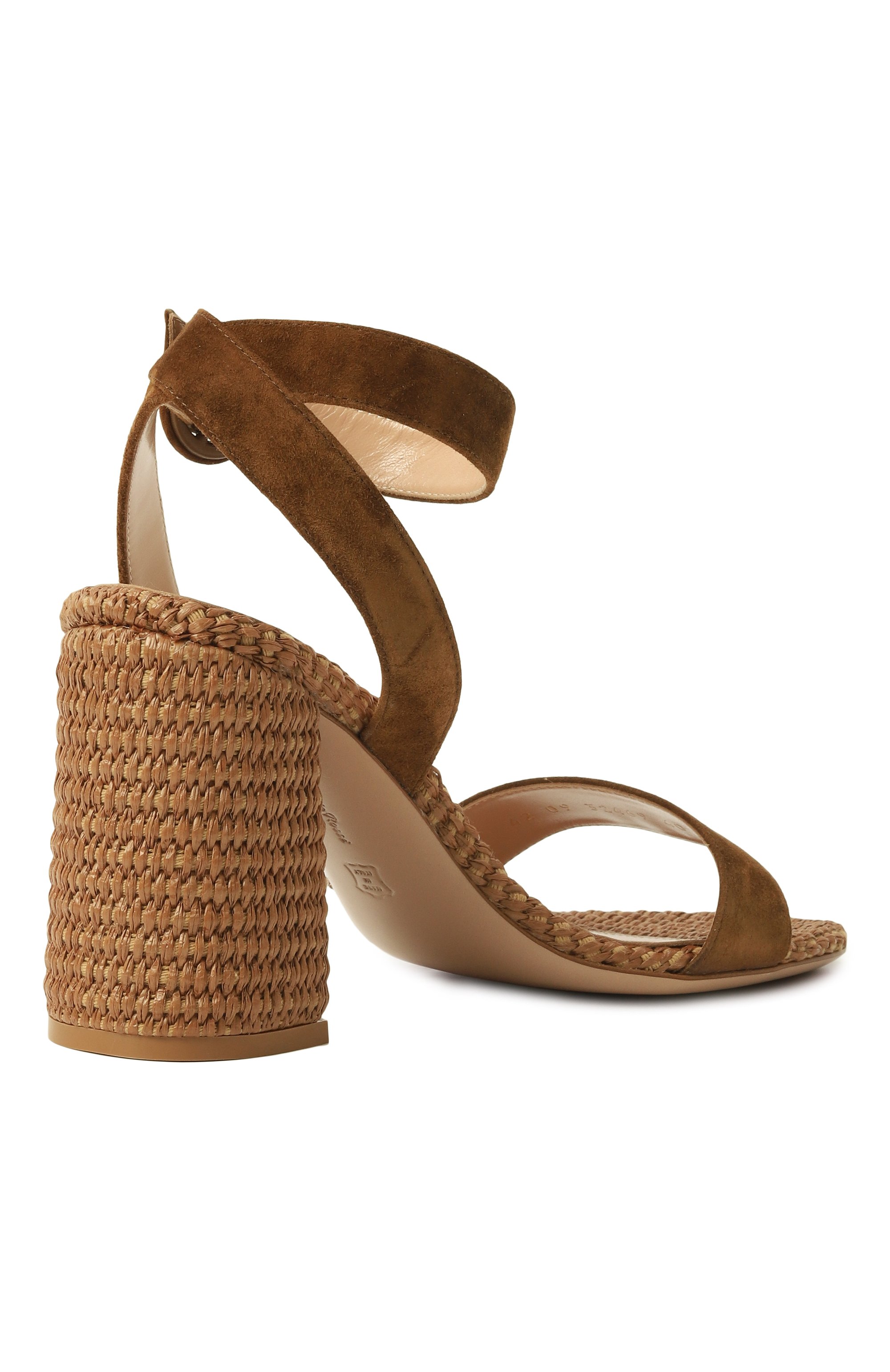 Замшевые босоножки GIANVITO ROSSI, арт. G32469.85RIC.CBLTECU, фото 5