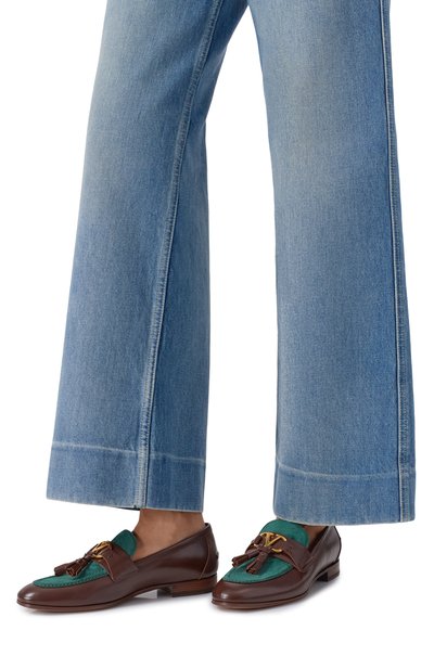 Кожаные лоферы vaniteux VALENTINO, арт. 8W2S0NF9/LQN, фото 2