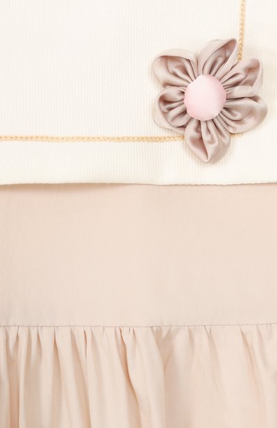 Хлопковое платье MONNALISA, арт. 31G909, фото 3