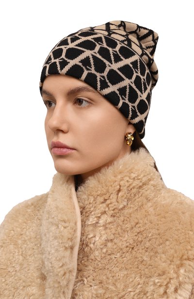 Шапка из кашемира и шелка VALENTINO, арт. 3W2HB01JYDC, фото 2