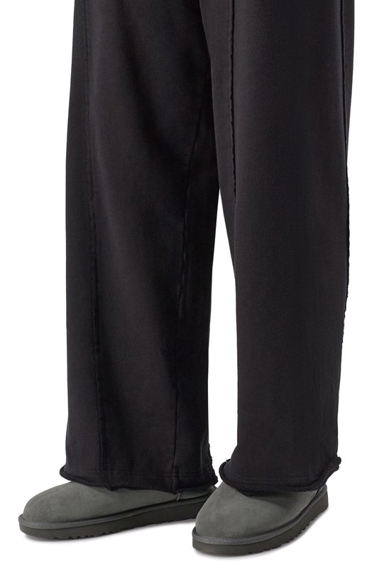 Замшевые сабо Classic Slip-on UGG 1129290 Серый  1129290 Фото 3