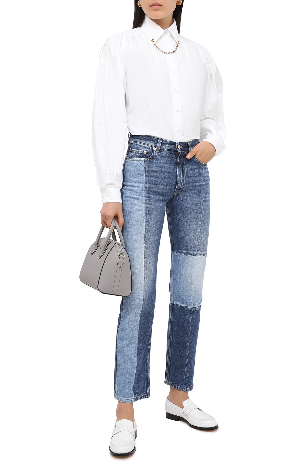 Хлопковая рубашка GIVENCHY, арт. BW60NJ130A, фото 2