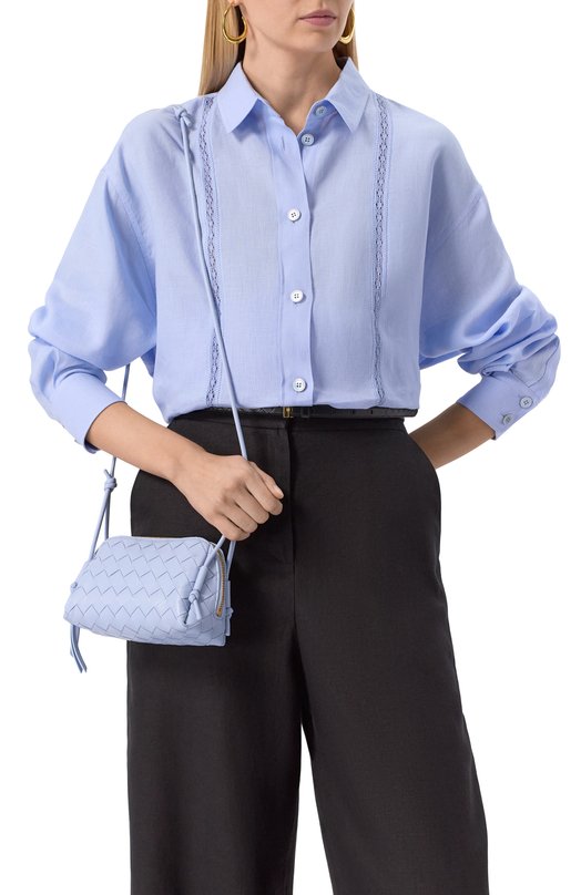 Сумка Concert Pouch Bottega Veneta 794258/VCPP1 Голубой  794258/VCPP1 Фото 2