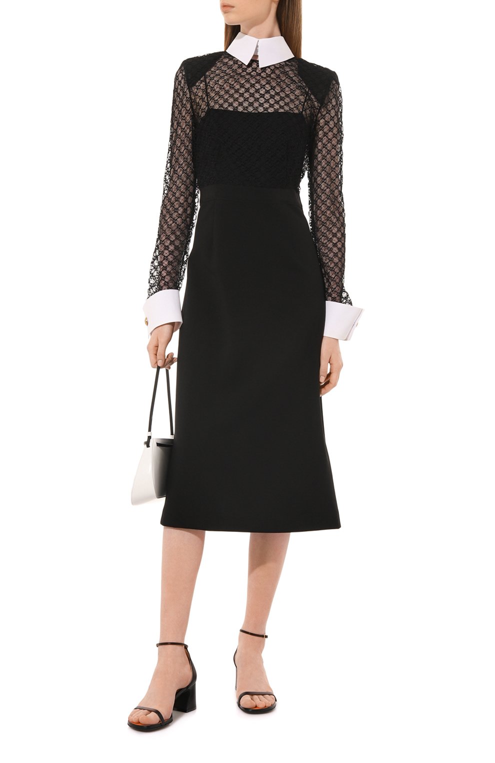 Платье из вискозы GUCCI, арт. 678693 XJDYO, фото 2