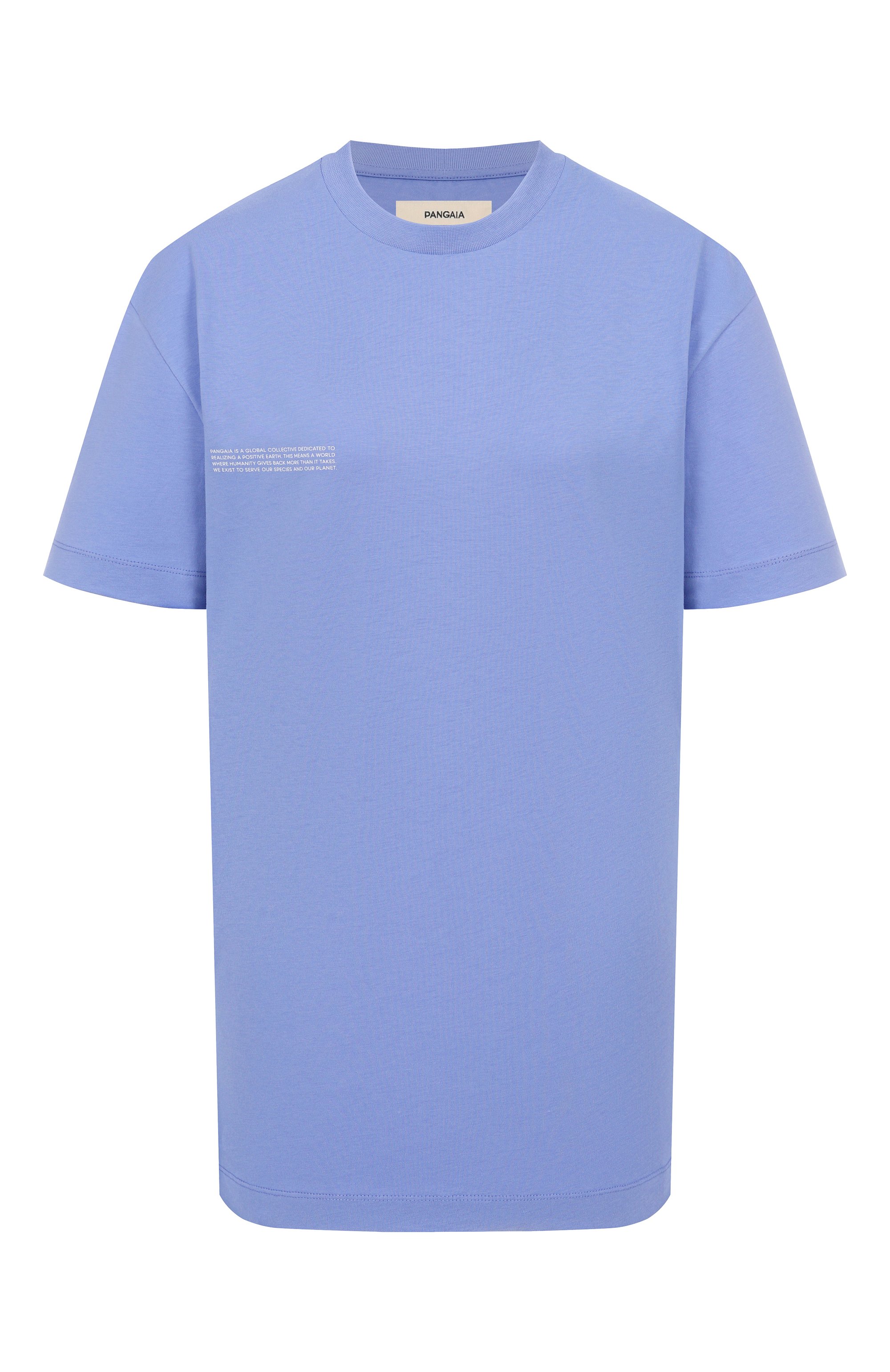 Хлопковая футболка PANGAIA сиреневого цвета по цене 8775 руб., арт. 10000287, фото 1 Хлопковая футболка PANGAIA, арт. 10000287, фото 1