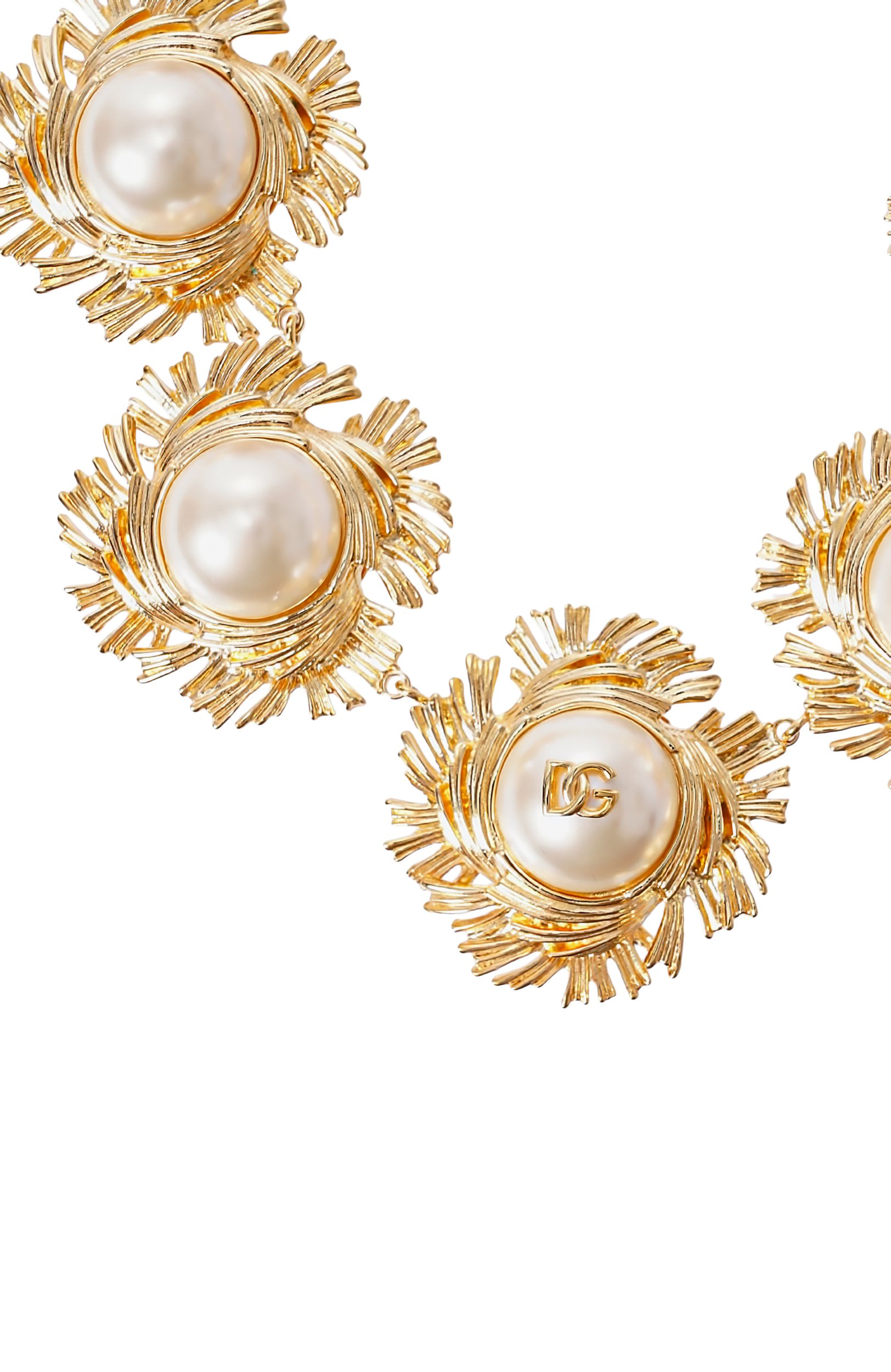 Колье DOLCE & GABBANA золотого цвета по цене 431500 руб., арт. WNS6S2/W1111, фото 3 Колье DOLCE & GABBANA, арт. WNS6S2/W1111, фото 3