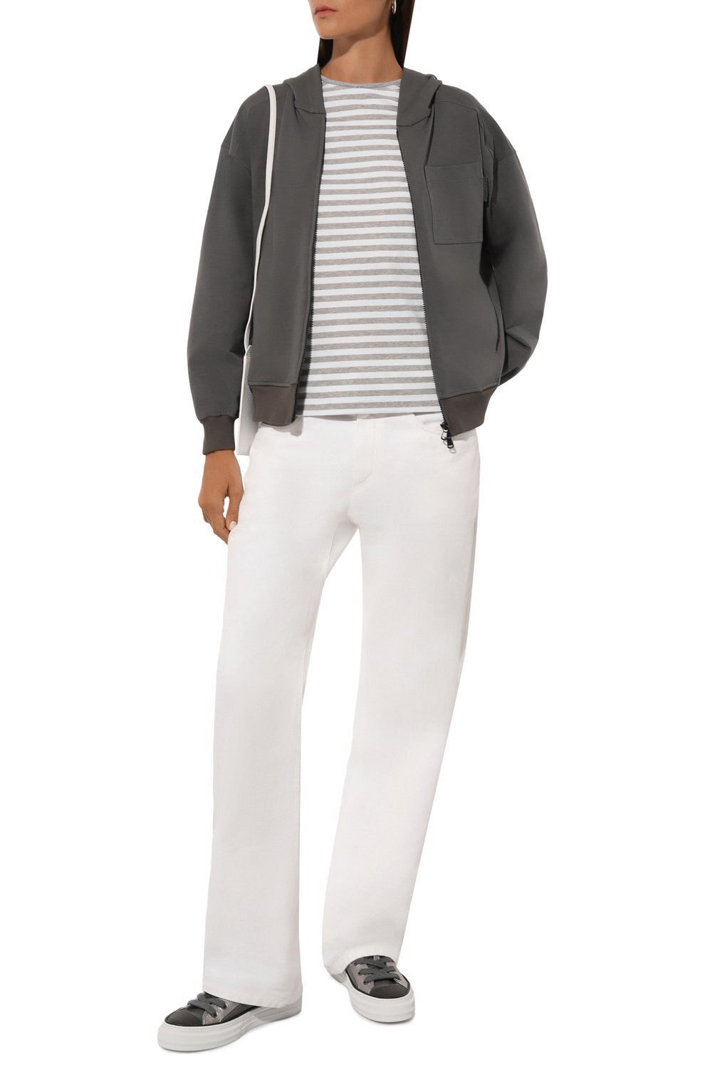 Хлопковая толстовка BRUNELLO CUCINELLI, арт. MH827BP426, фото 2