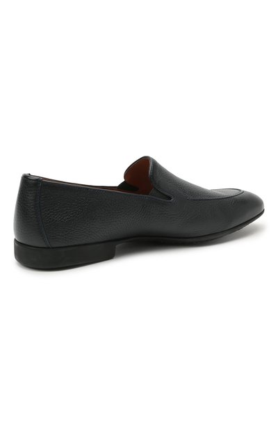 Кожаные лоферы MORESCHI темно-синего цвета по цене 44950 руб., арт. 43728/ED/GUANT0/F.ESTATE, фото 4 Кожаные лоферы MORESCHI, арт. 43728/ED/GUANT0/F.ESTATE, фото 4