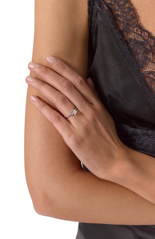 Кольцо Mini flower с топазом Moonka FLW-925SL-RG00-TPZ Серебряный  FLW-925SL-RG00-TPZ Фото 2