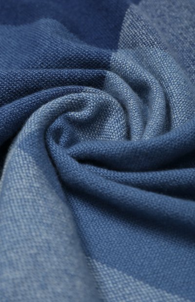 Кашемировый шарф LORO PIANA синего цвета по цене 83500 руб., арт. FAL0168, фото 2 Кашемировый шарф LORO PIANA, арт. FAL0168, фото 2