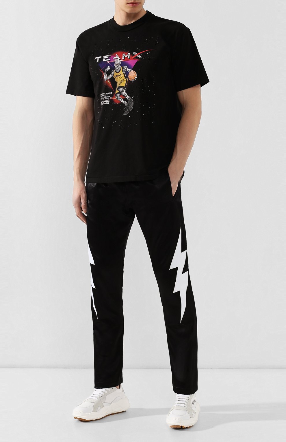 Хлопковая футболка  JUST DON, арт. TSRR_BLK, фото 2