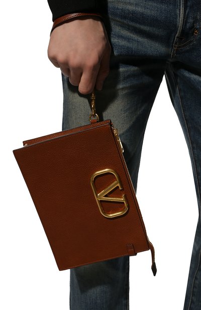 Кожаный футляр для документов vlogo VALENTINO, арт. XY0P0P09/GDA, фото 2