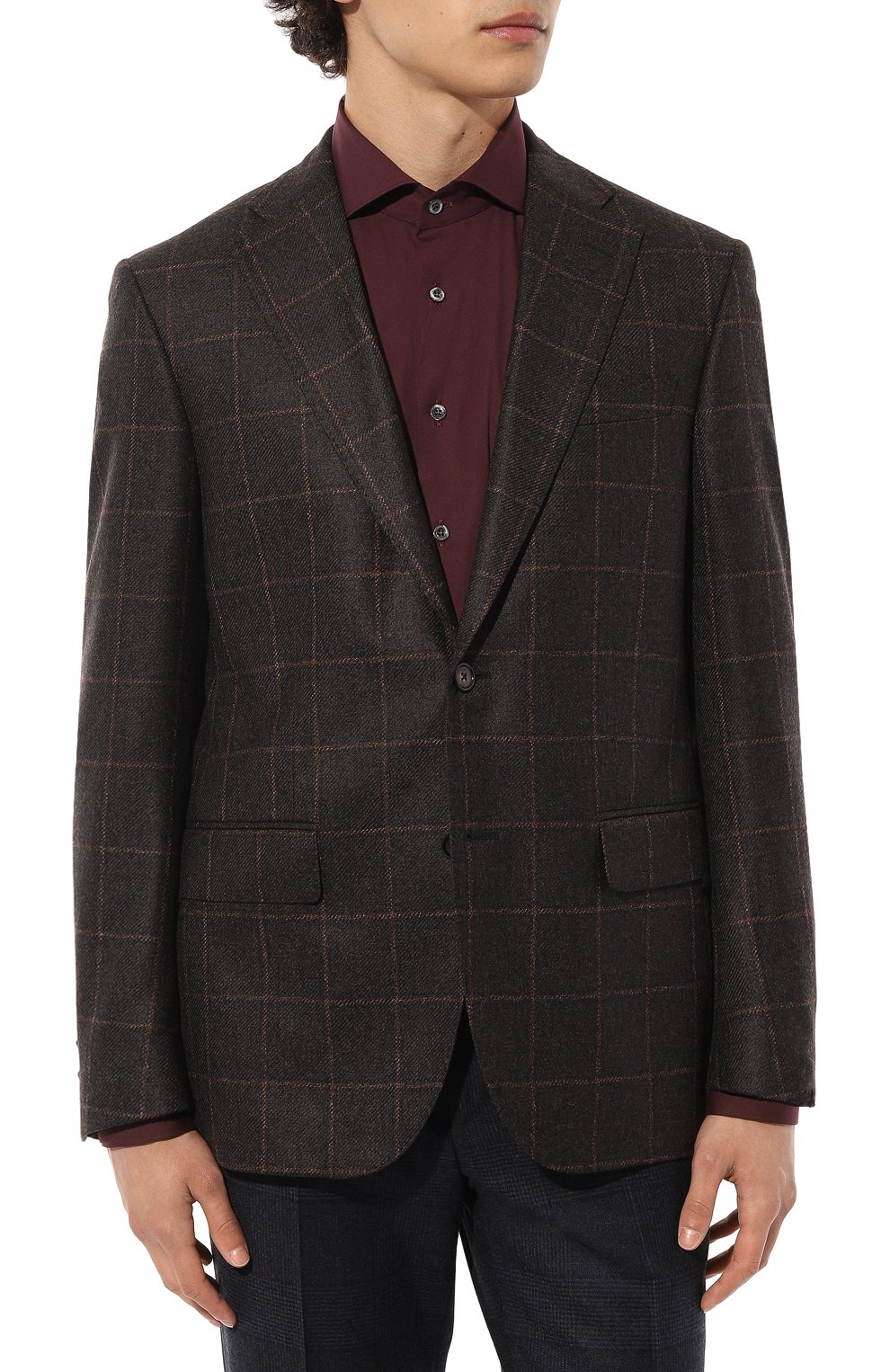 Шерстяной пиджак CORNELIANI, арт. 926008-3816317, фото 3