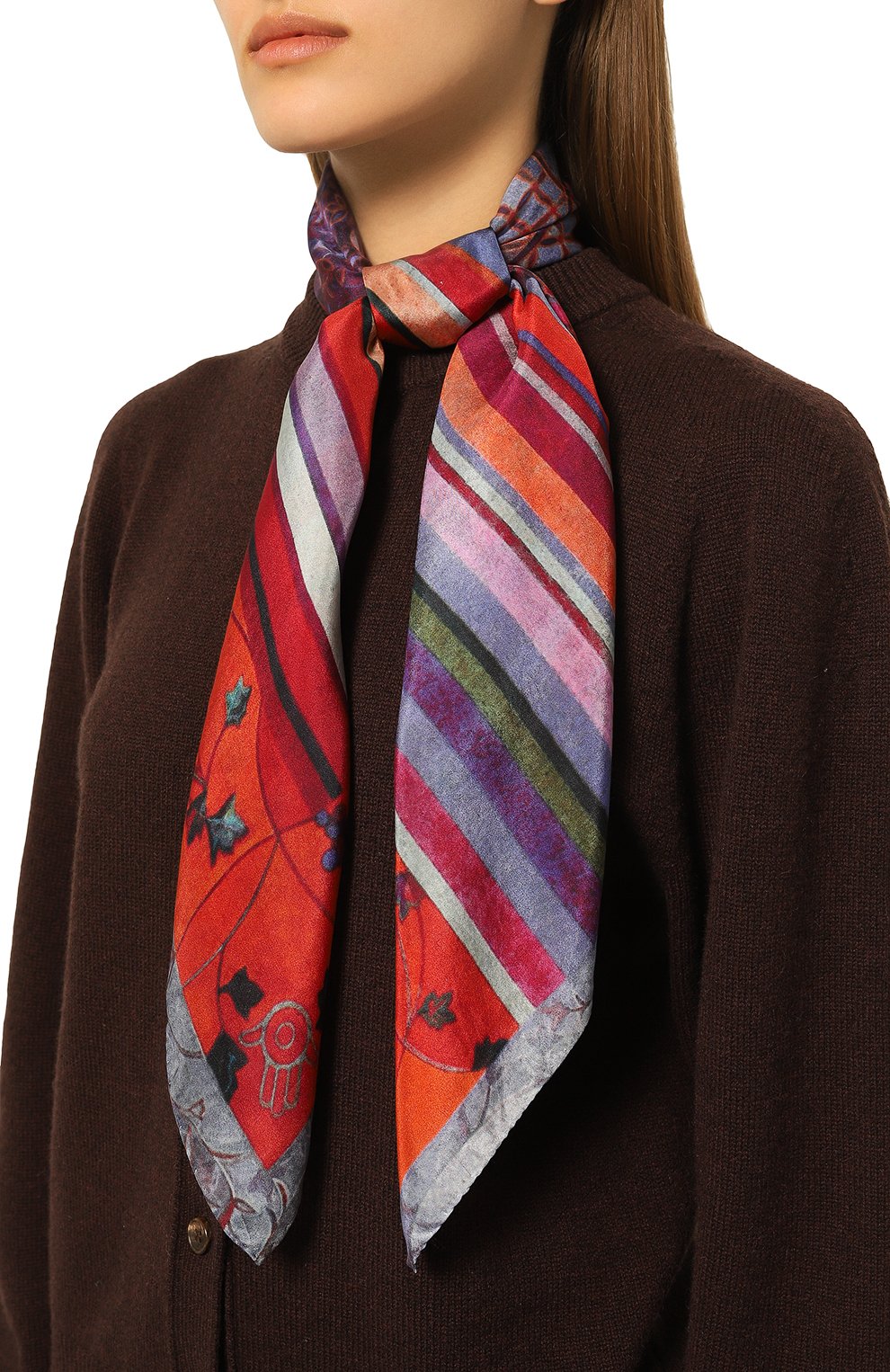 Шелковый платок сефарды GOURJI, арт. 91154837/5171172, фото 2