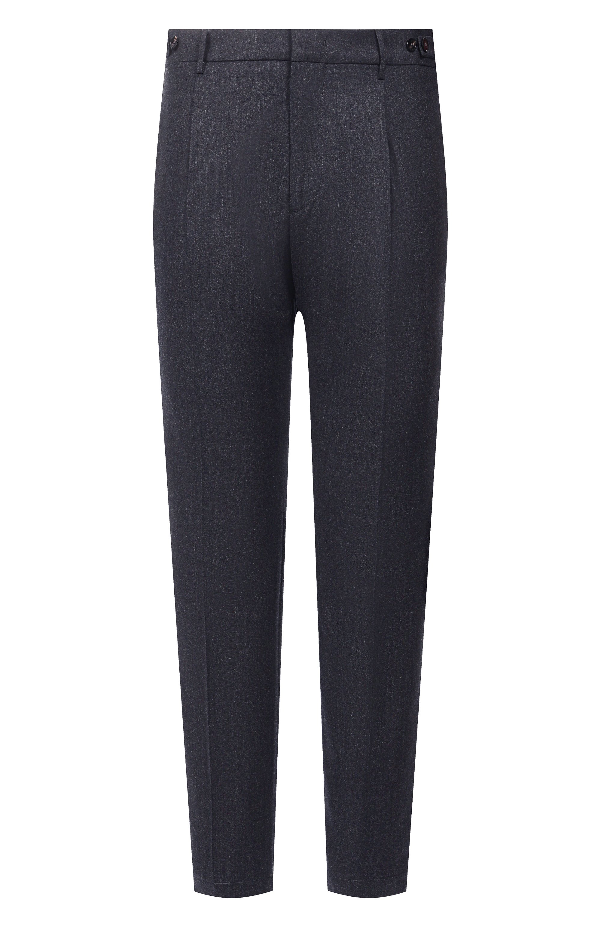 Шерстяные брюки BERWICH темно-серого цвета по цене 41700 руб., арт. BERT0/VB8996, фото 1 Шерстяные брюки BERWICH, арт. BERT0/VB8996, фото 1