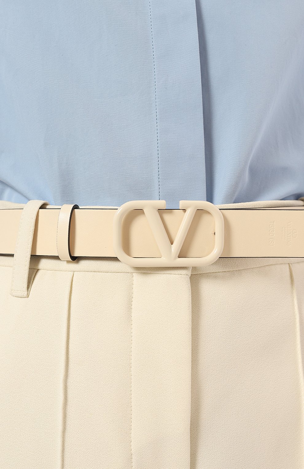 Кожаный ремень vlogo signature VALENTINO, арт. 5W2T0X49/TJE, фото 2