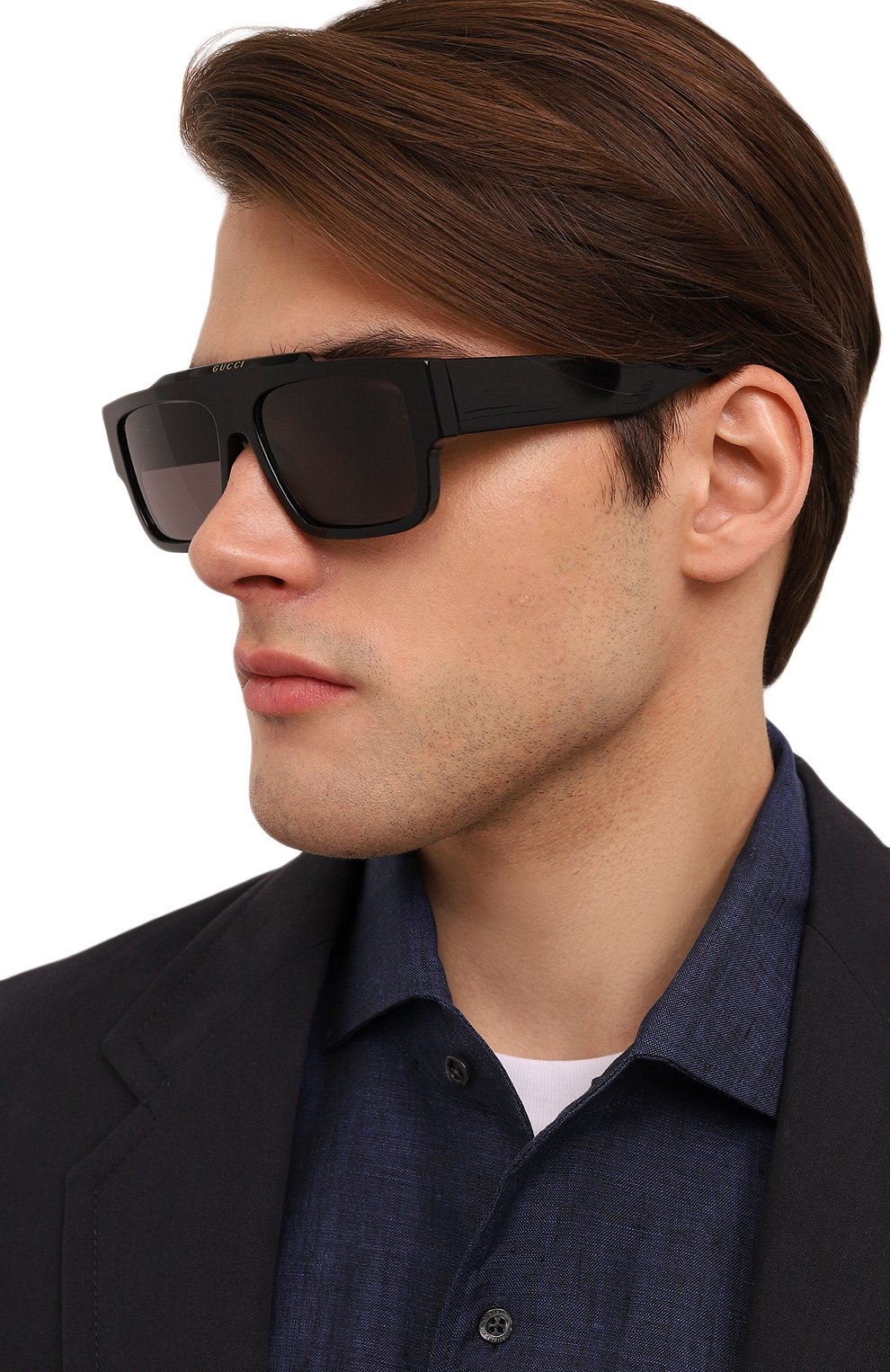 Солнцезащитные очки GUCCI черного цвета по цене 42000 руб., арт. GG1460S 001, фото 3 Солнцезащитные очки GUCCI, арт. GG1460S 001, фото 3