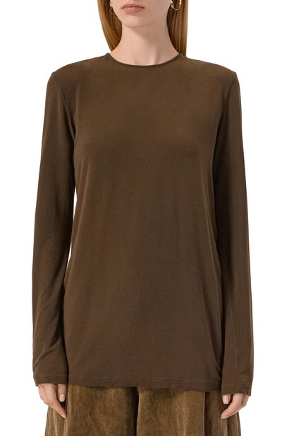 Топ UMA WANG коричневого цвета по цене 34750 руб., арт. UP1038, фото 3 Топ UMA WANG, арт. UP1038, фото 3