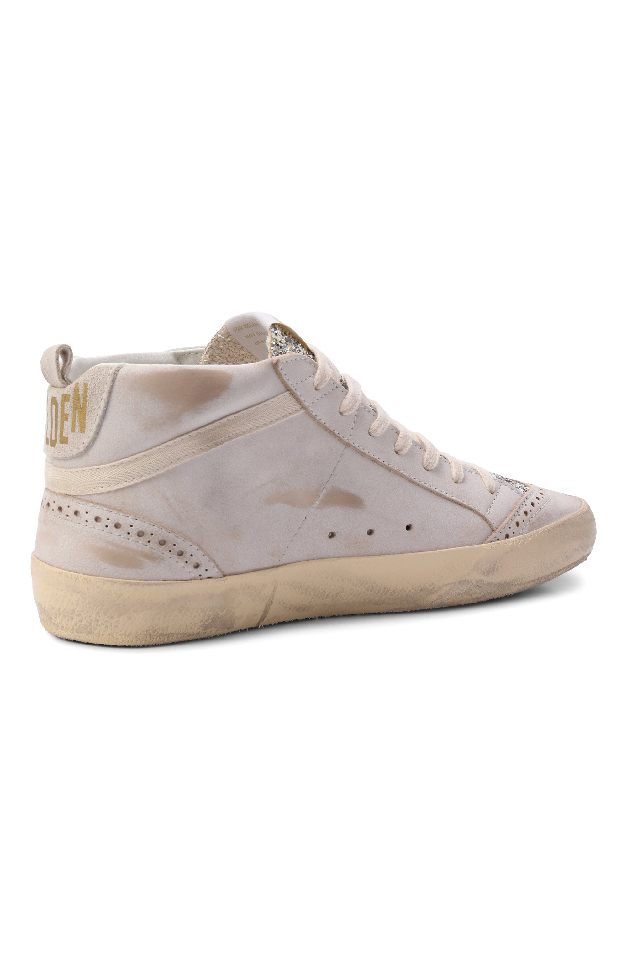 Комбинированные кеды mid star GOLDEN GOOSE DELUXE BRAND, арт. GWF00122.F008098, фото 5