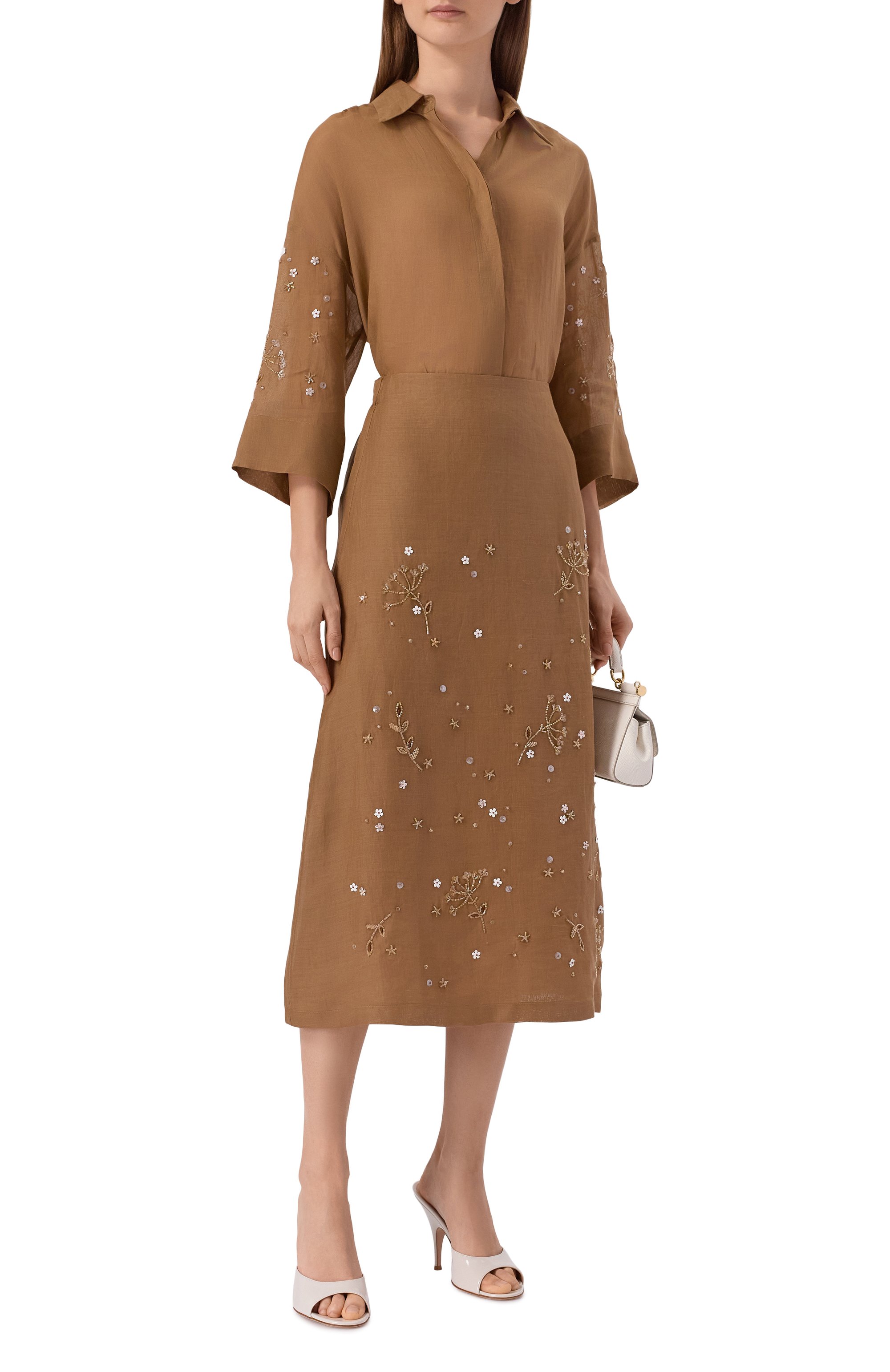 Кожаные мюли elle 85 GIANVITO ROSSI, арт. G10155.95RIC.NUI0FFW, фото 3