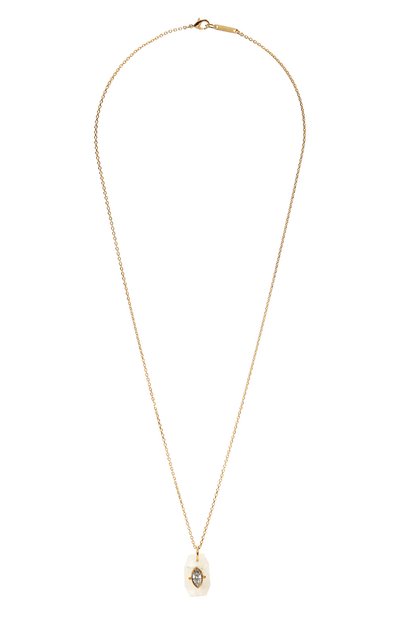 Женская подвеска на цепочке HANKA_IN, арт. INS-LG47-PDL-CZ-0.5M