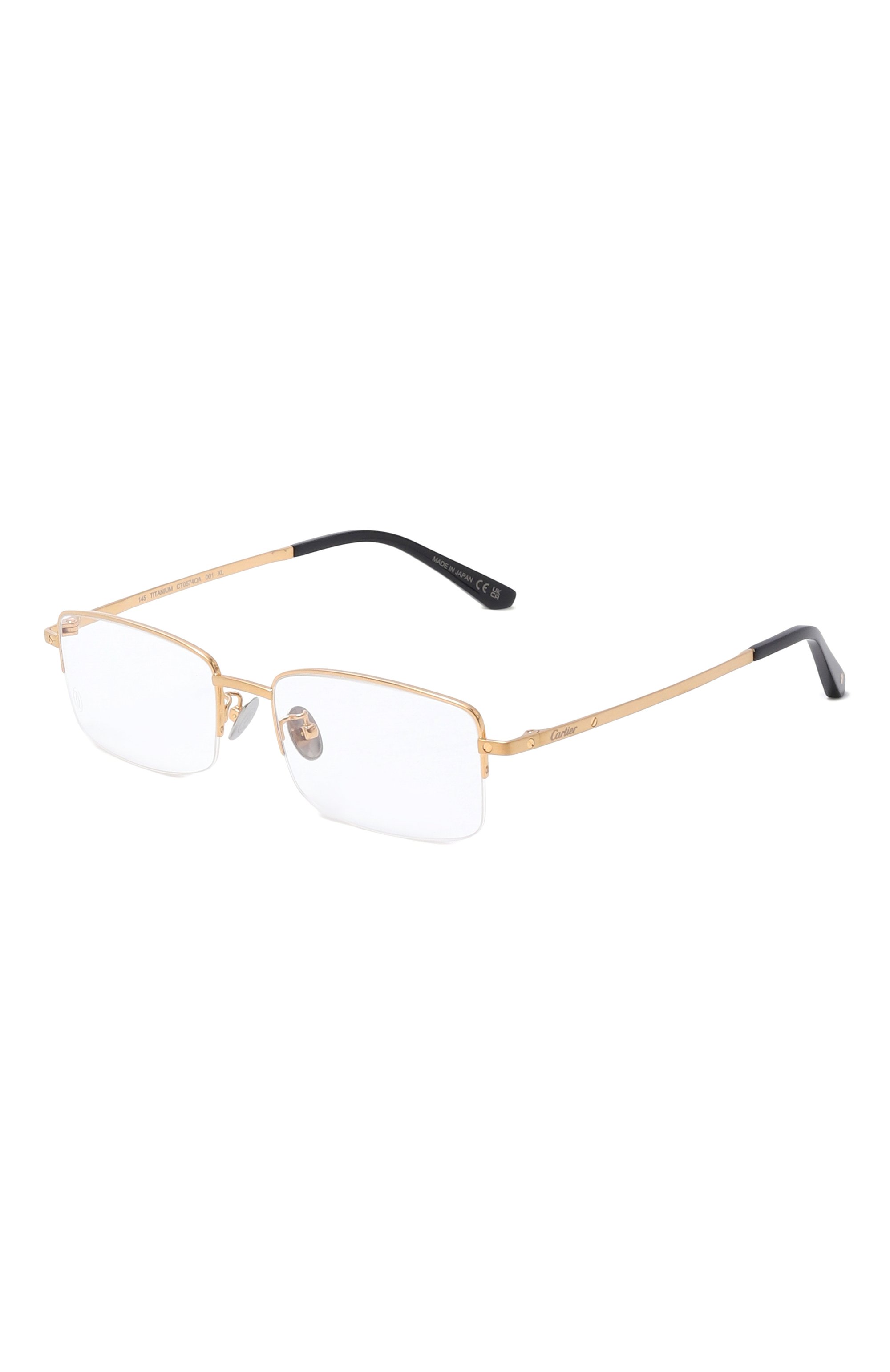 Оправа CARTIER золотого цвета по цене 161000 руб., арт. CT05740A 001, фото 1 Оправа CARTIER, арт. CT05740A 001, фото 1