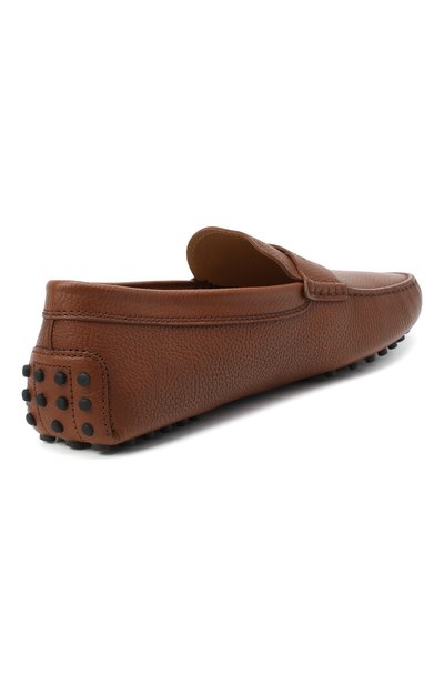 Кожаные мокасины TOD’S коричневого цвета по цене 53050 руб., арт. XXM64C00640VYP, фото 4 Кожаные мокасины TOD’S, арт. XXM64C00640VYP, фото 4