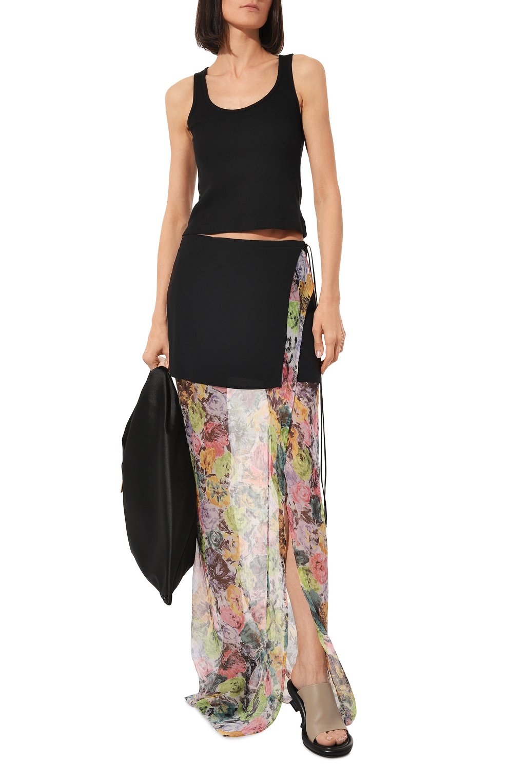 Шелковая юбка DRIES VAN NOTEN, арт. 231-010829-6155, фото 2