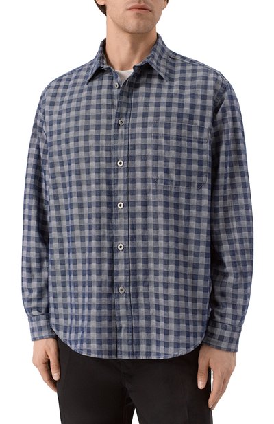 Хлопковая рубашка HUGO BLUE, арт. 50556347, фото 3