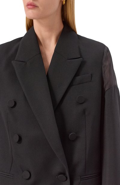 Шерстяной жакет ARMARIUM черного цвета по цене 251000 руб., арт. ARMFWB010/W022, фото 5 Шерстяной жакет ARMARIUM, арт. ARMFWB010/W022, фото 5