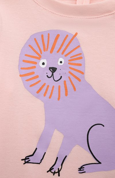 Хлопковая футболка STELLA MCCARTNEY, арт. TS8081, фото 3