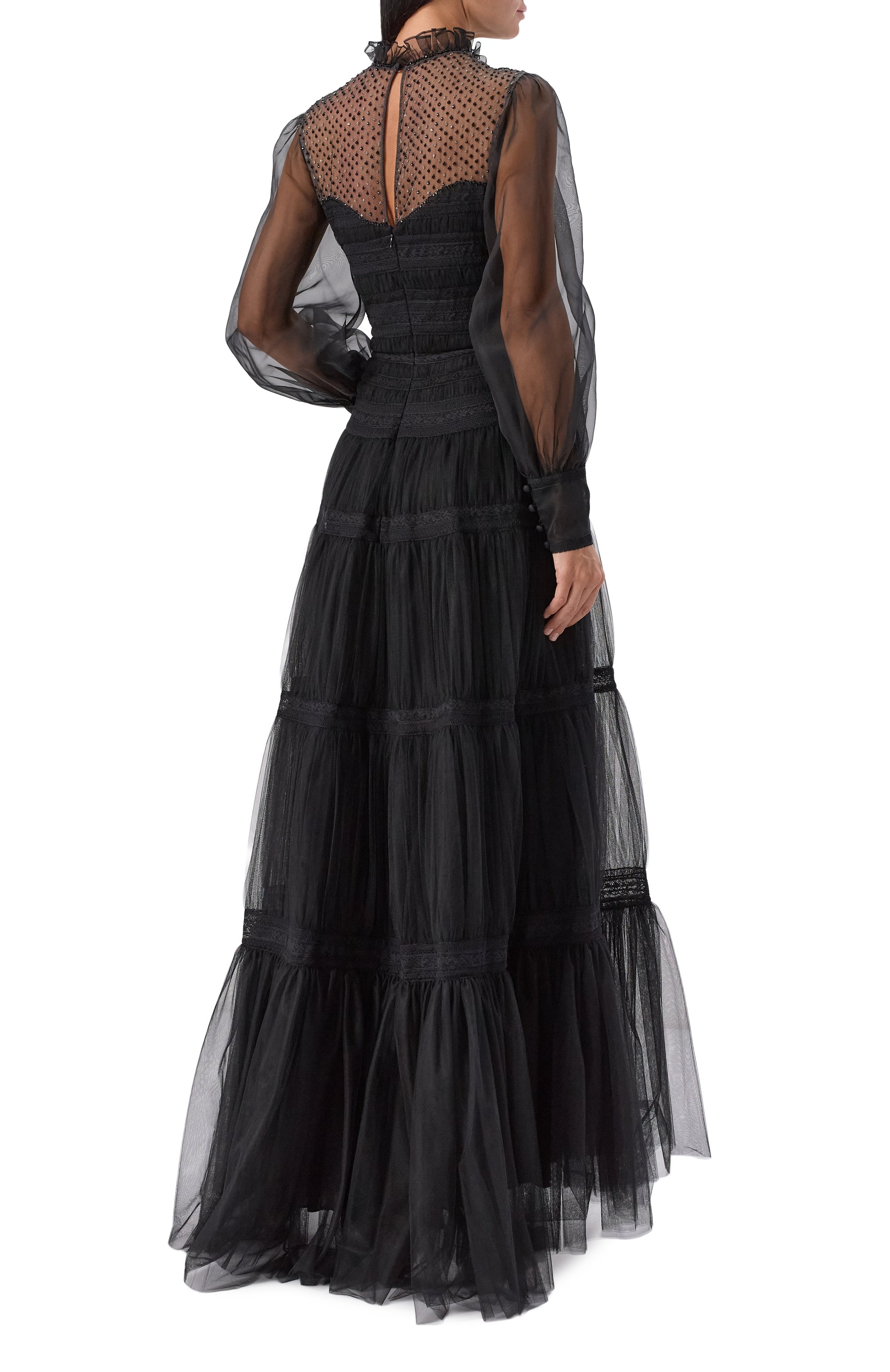 Шелковое платье VALENTINO, арт. 7B3VDLG0/0K8, фото 3