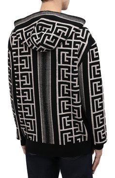 Худи из шерсти и льна BALMAIN, арт. XH1JR070/KB34, фото 4