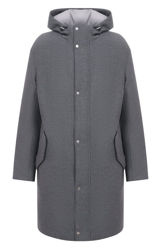 Утепленное пальто BOSS 50550790 Серый 50550790
