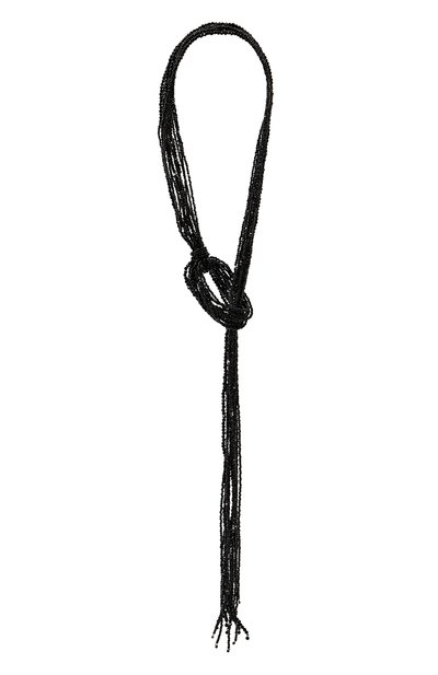 Колье VIEN черного цвета по цене 79900 руб., арт. 2223-59-BLACK, фото 1 Колье VIEN, арт. 2223-59-BLACK, фото 1