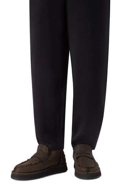 Кожаные пенни-лоферы GIORGIO ARMANI, арт. GM002173/AF19478, фото 3