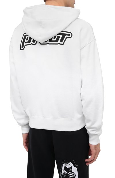 Хлопковое худи OFF-WHITE, арт. 0MBB037E20FLE0090110, фото 4